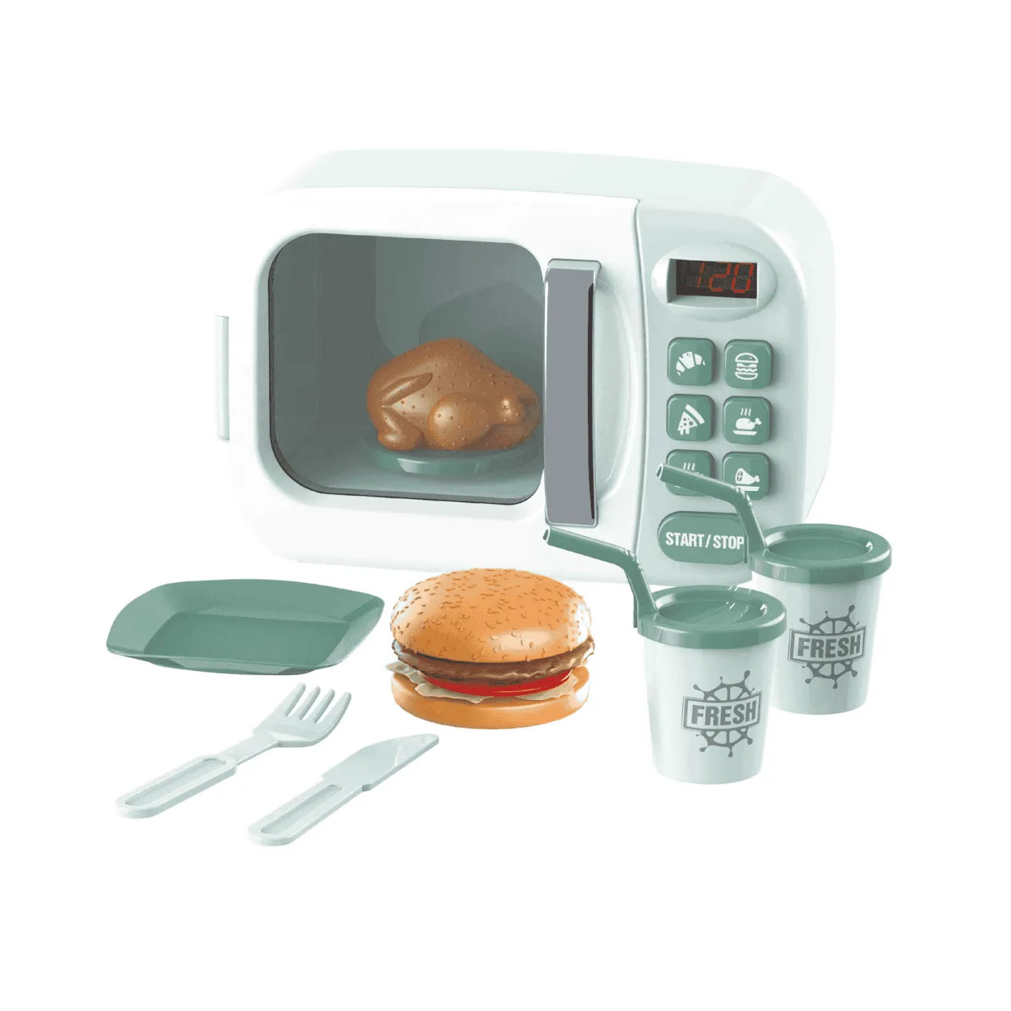 Horno Microondas Mint y Comidita | Role Planet