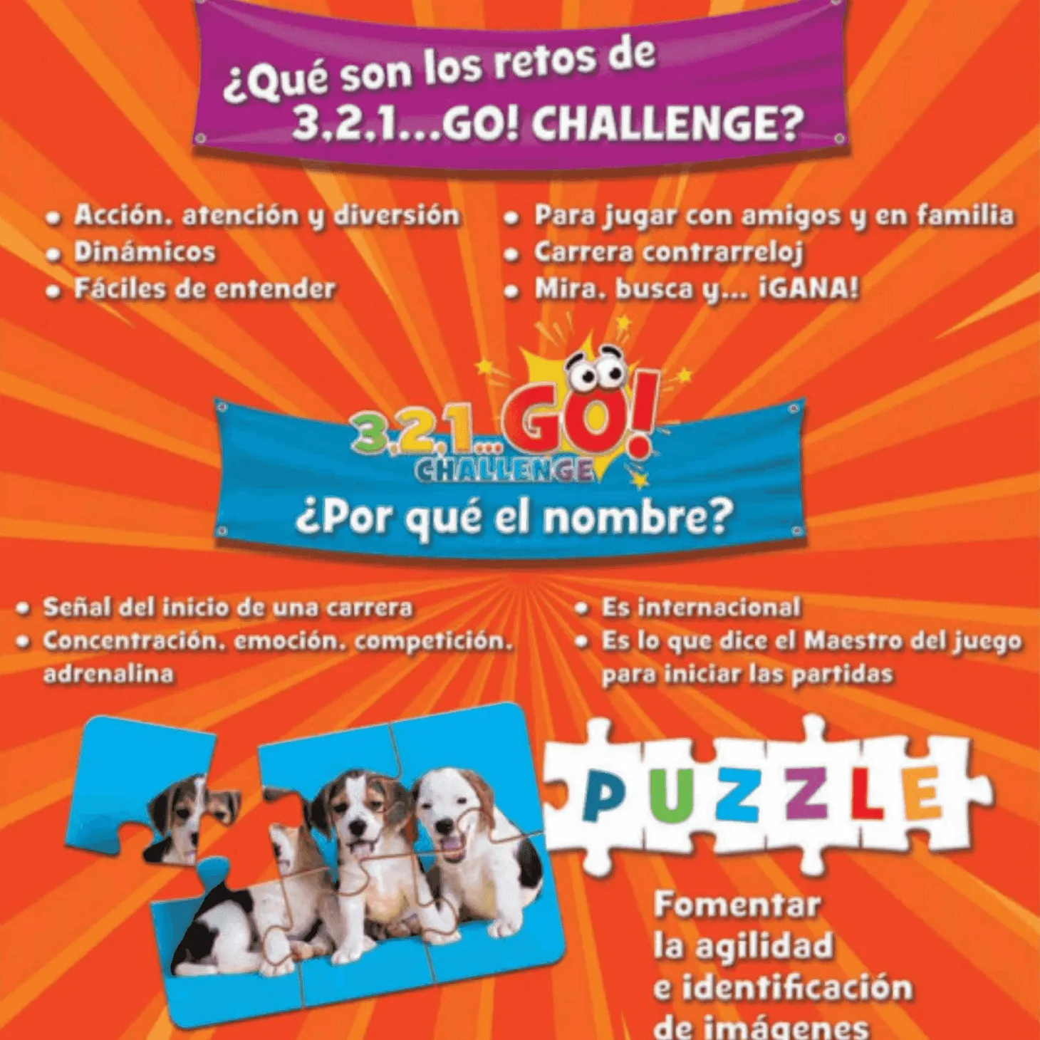 Juego 321... GO! Challenge Puzzle