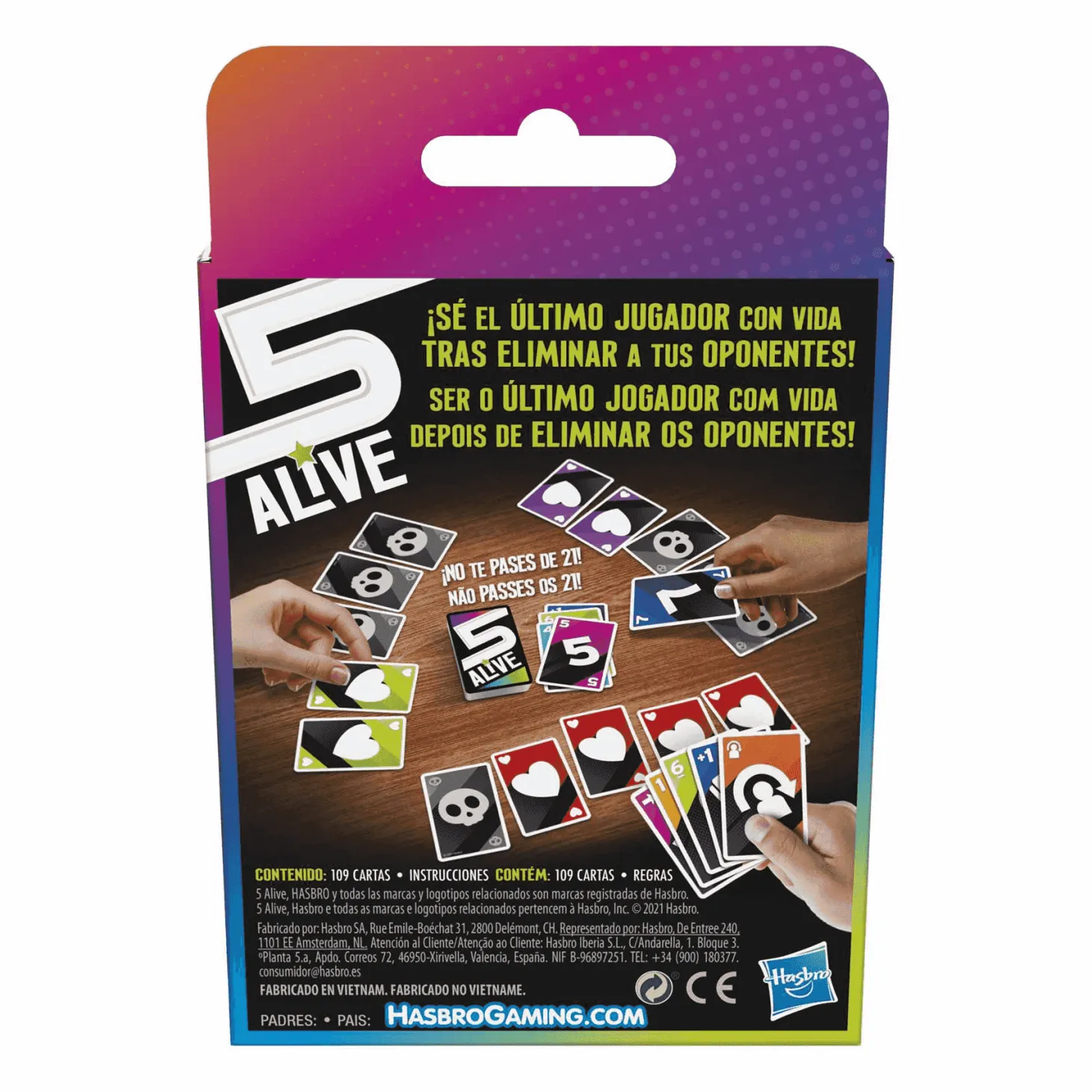 Juego de Cartas Five Alive