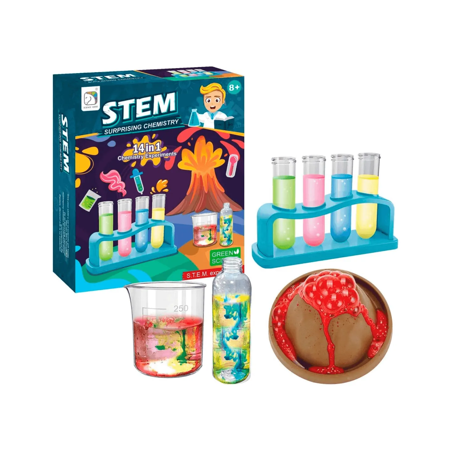 Juego de Ciencia para Niños 14 Experimentos Educativos