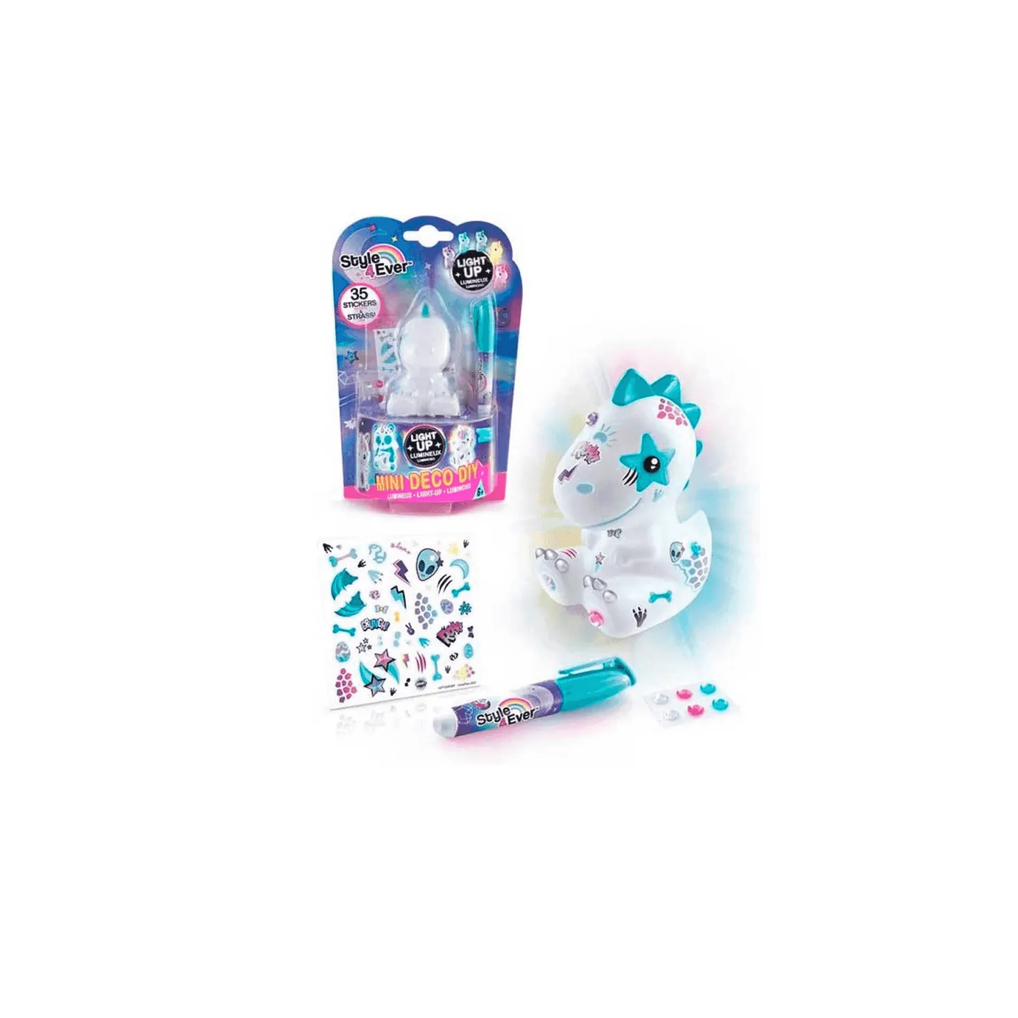 Juego Figurita luminosa mini para decorar Canal toys