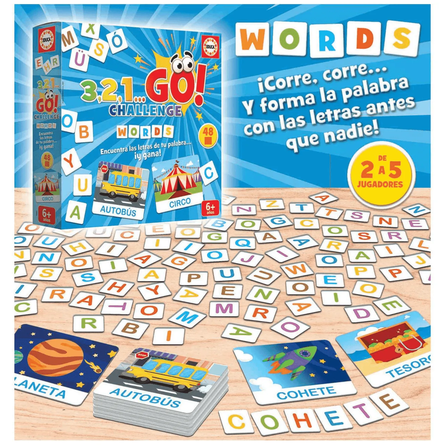 Juego 321… GO! Challenge Words