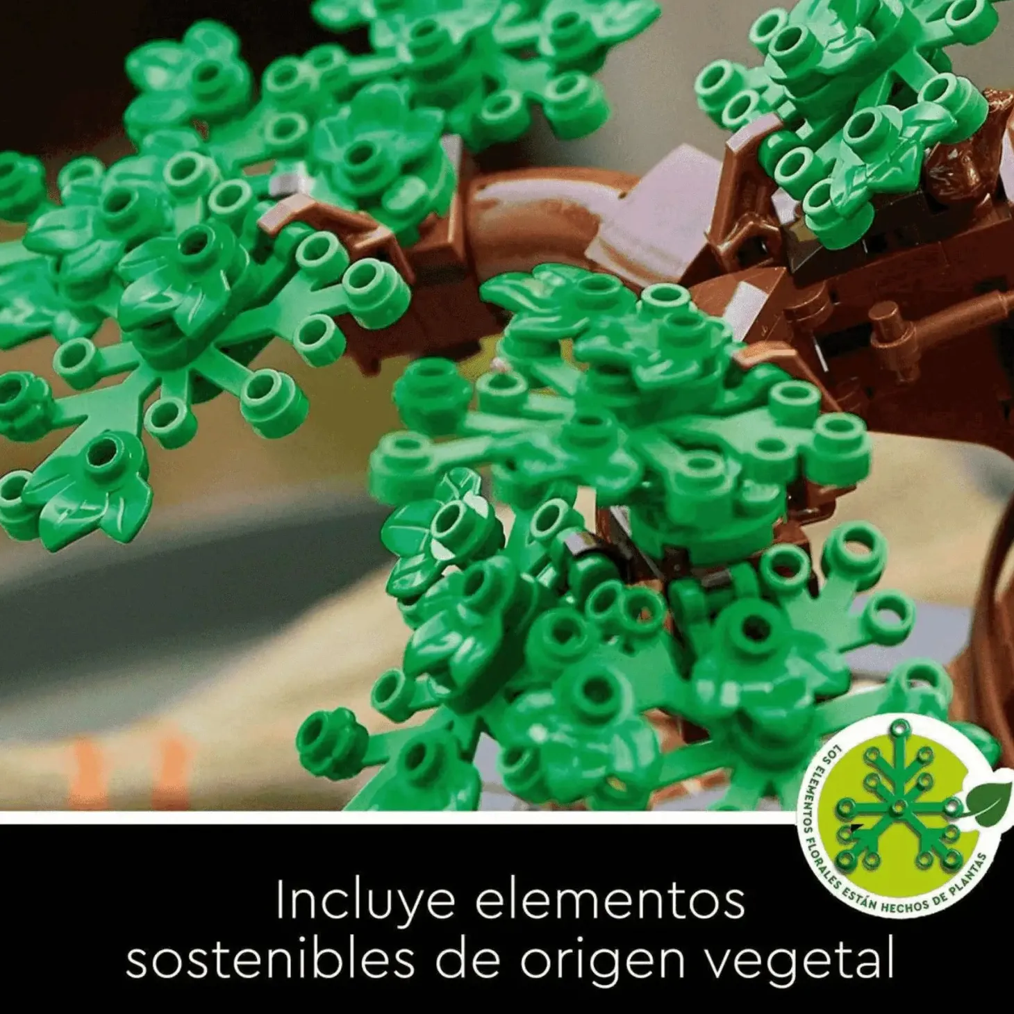 Kit de construcción LEGO 10281 Bonsái (878 piezas)