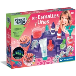 Kit Esmaltes y Uñas Clementoni | Crea tu Propio Estilo con Seguridad y Diversión | Desde 8 Años