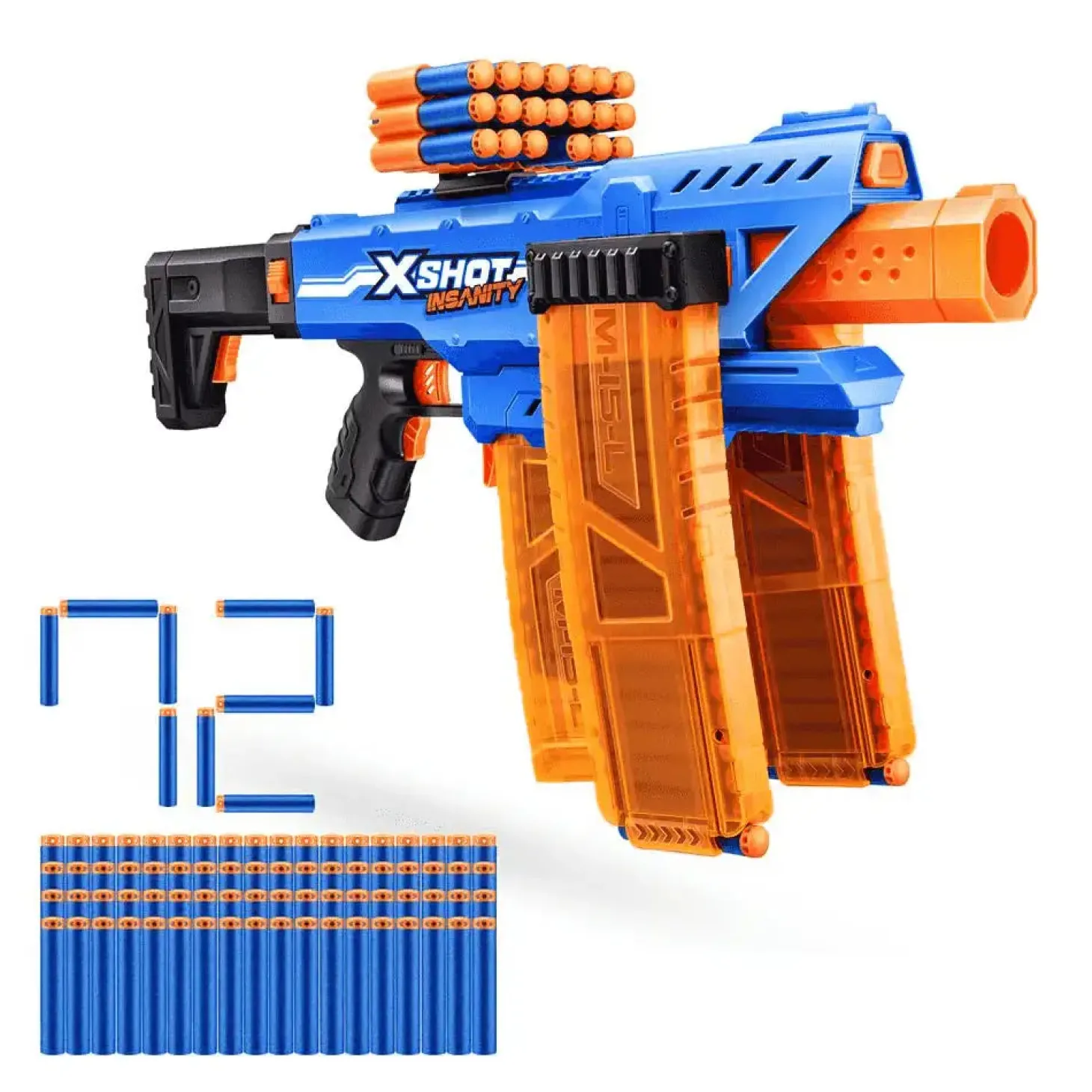 Lanzadardos X-Shot Insanity Motorizado – Clip Mania