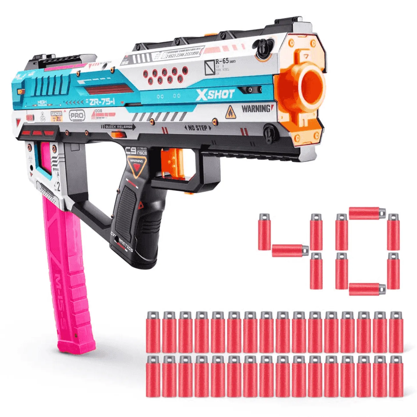 Lanzador X-Shot Pro Series Fury-X Blaster con 40 Dardos