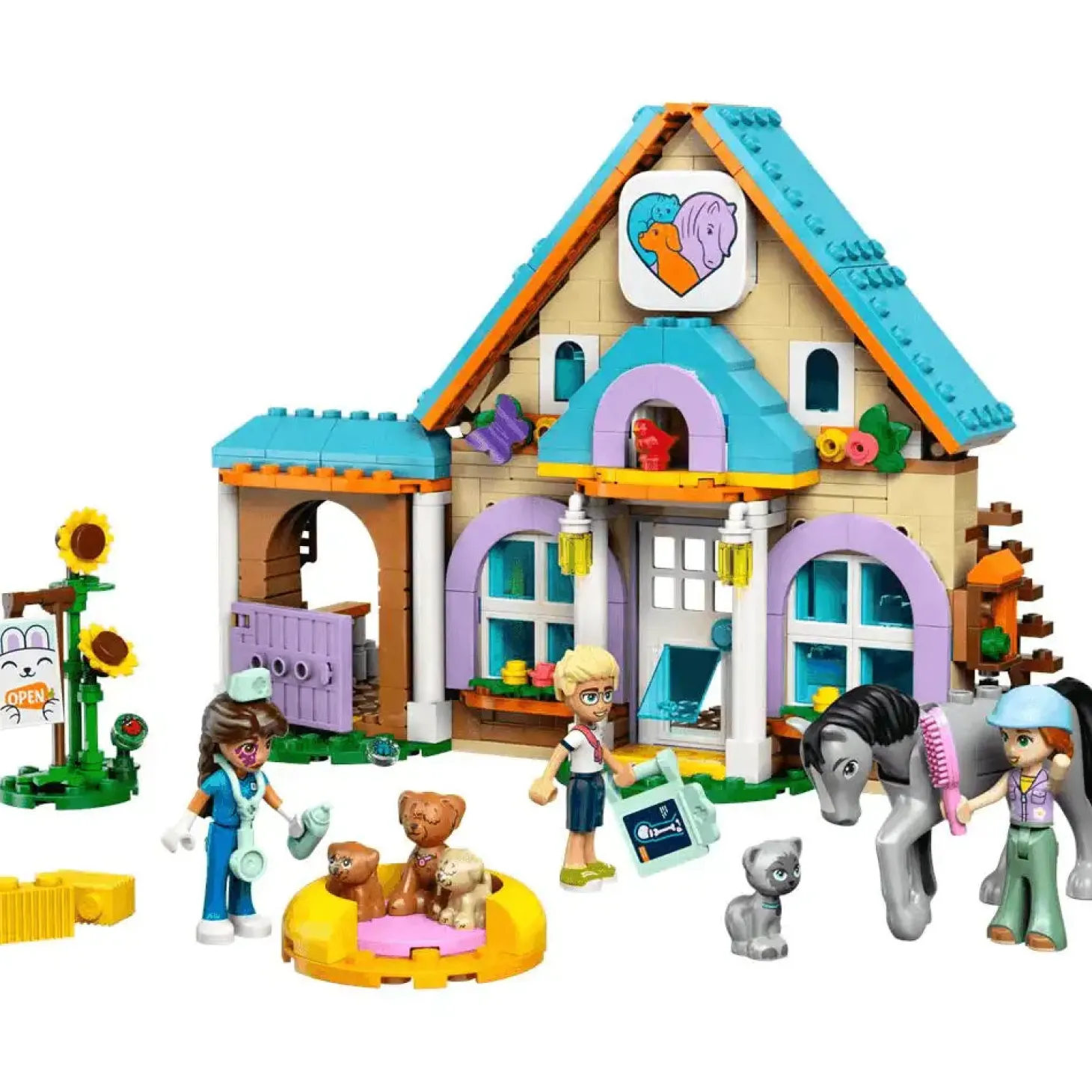 LEGO Friends Caballo y Clínica Veterinaria de Mascotas 42651