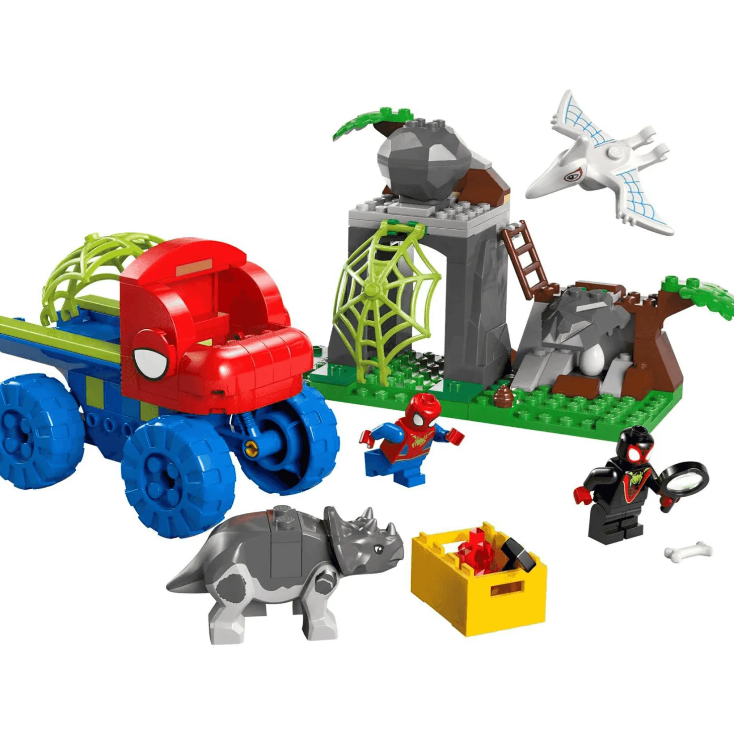 LEGO Marvel Spidey y su Superequipo Todoterreno Dinosaurio y Equipo Spidey al Rescate 11199