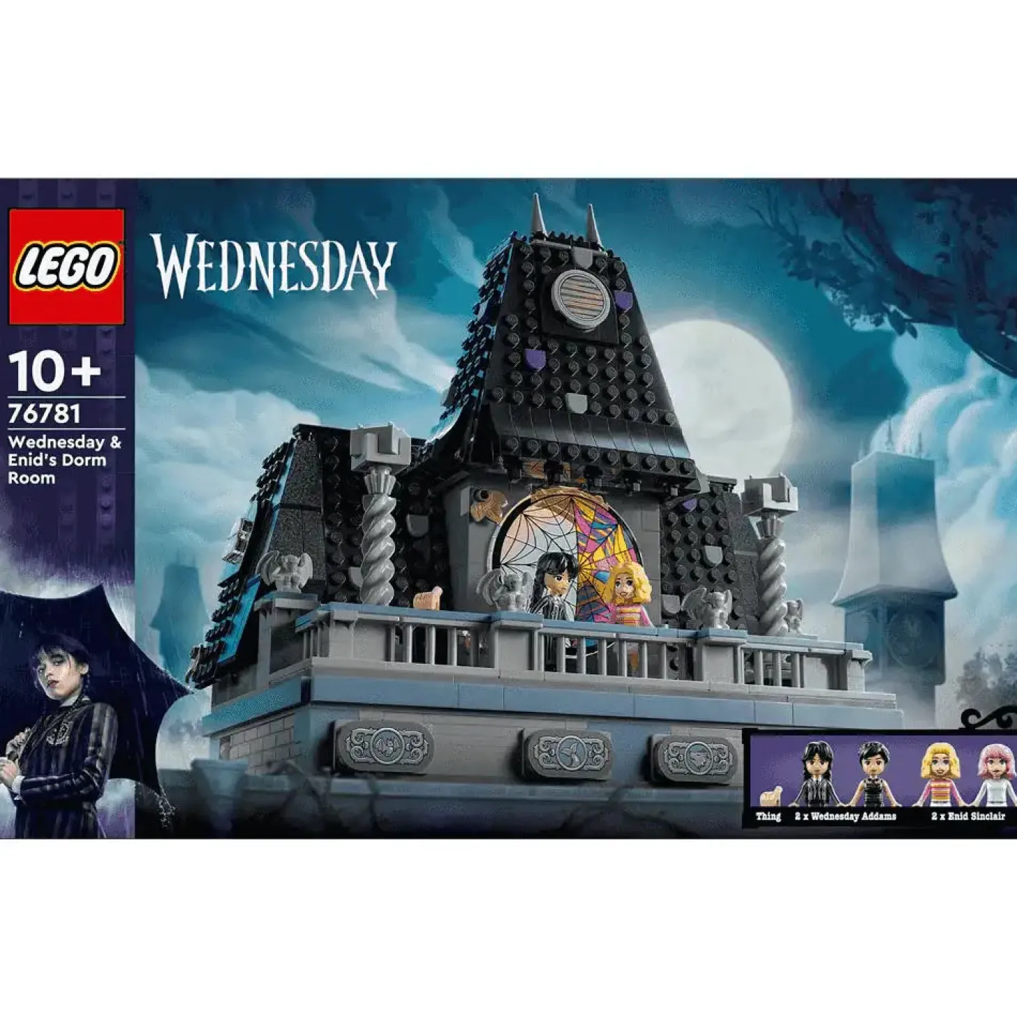 LEGO Miércoles Dormitorio de Miércoles y Enid Set 76781