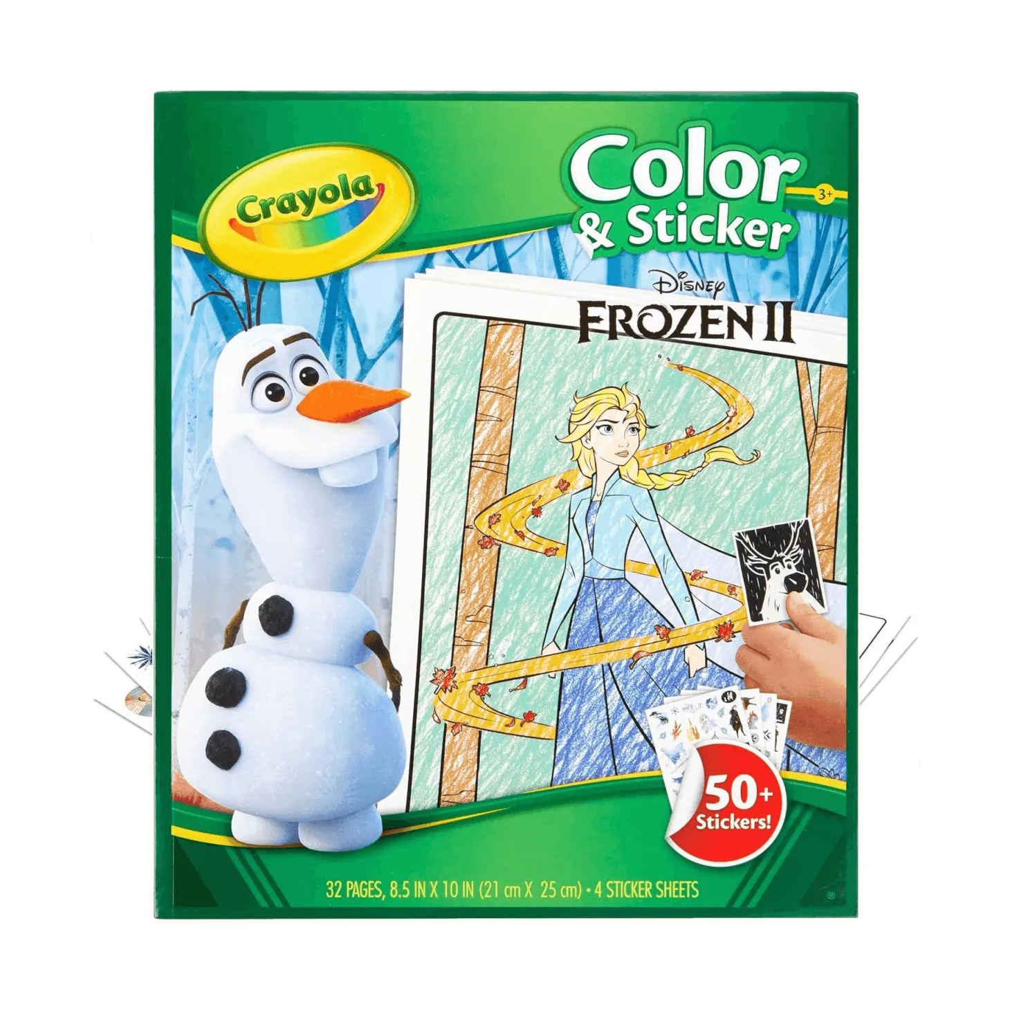 Libro Para Colorear Stickers Frozen 2