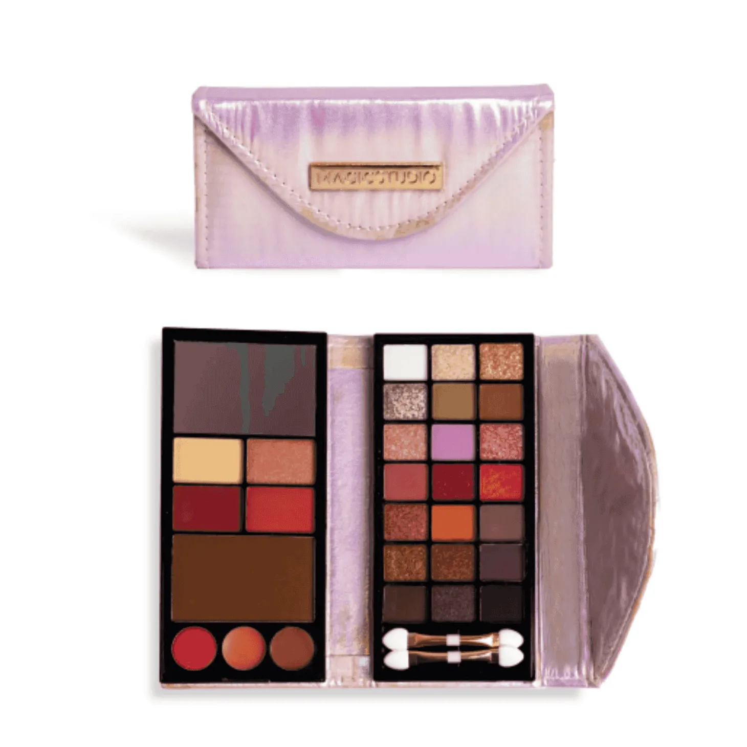 Magic Studio Minicartera Rose Quartz – Set de maquillaje con sombras, rostro y labiales