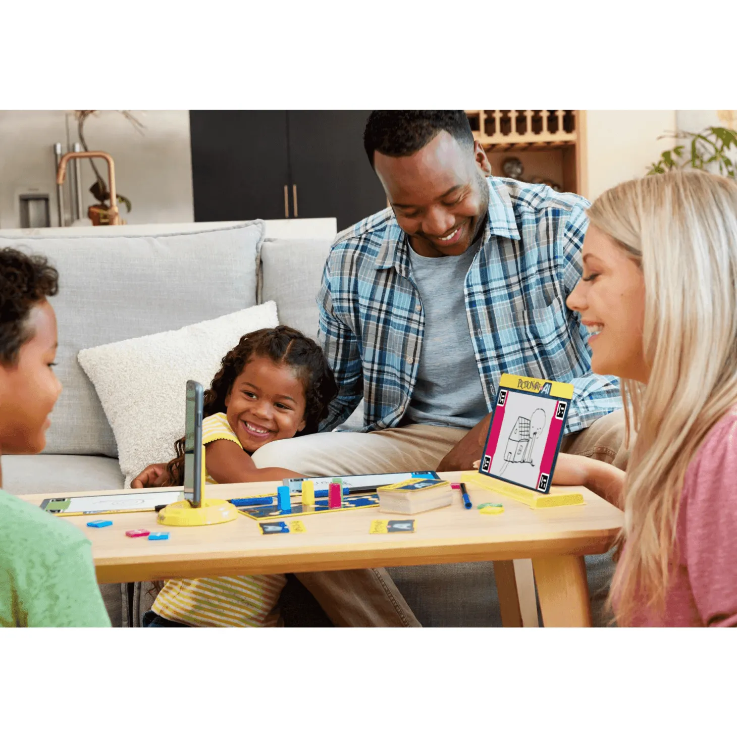 Mattel Games Pictionary vs AI uego de Mesa Cooperativo e Interactivo con Inteligencia Artificial