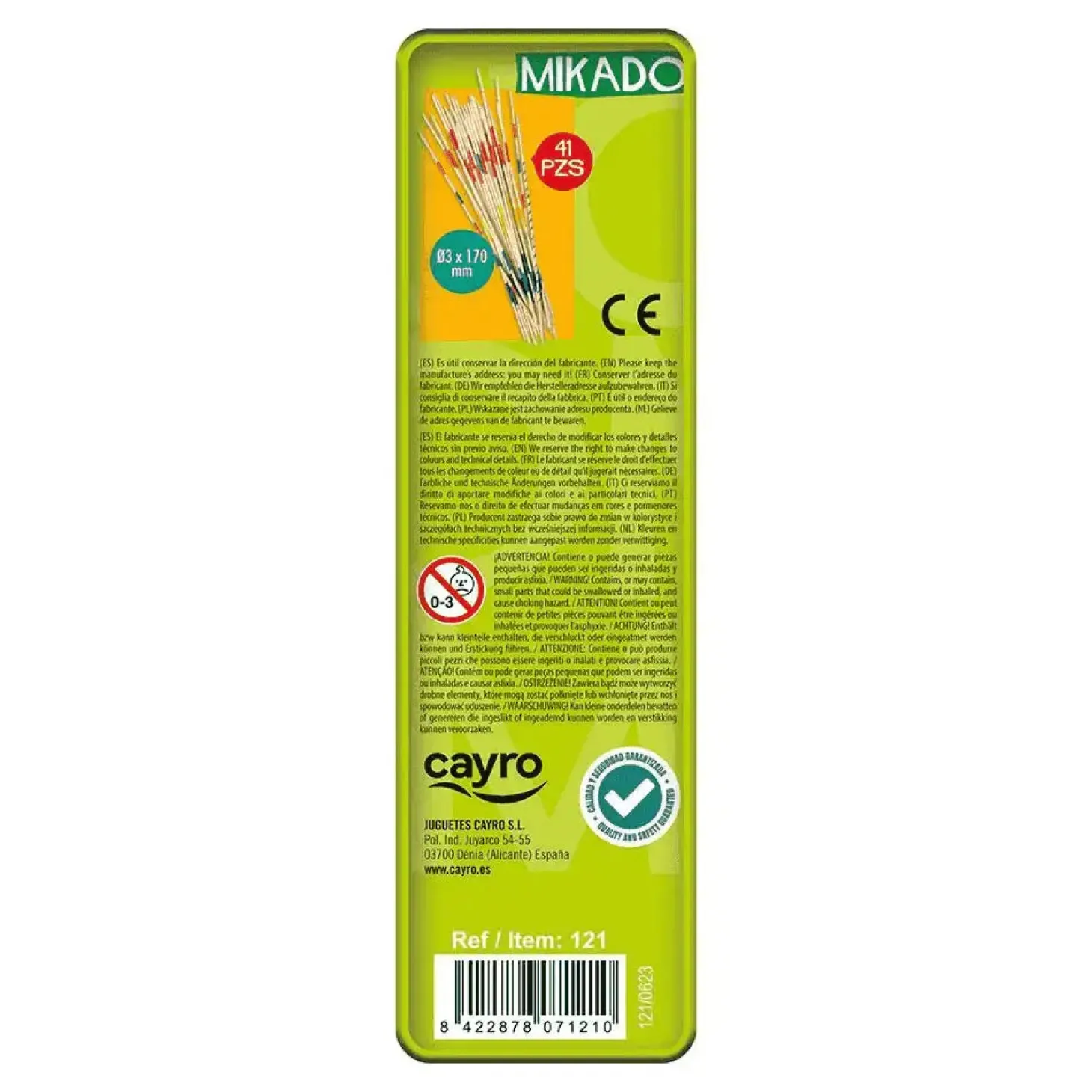Mikado Metal Box – Juego de Habilidad en Caja Metálica