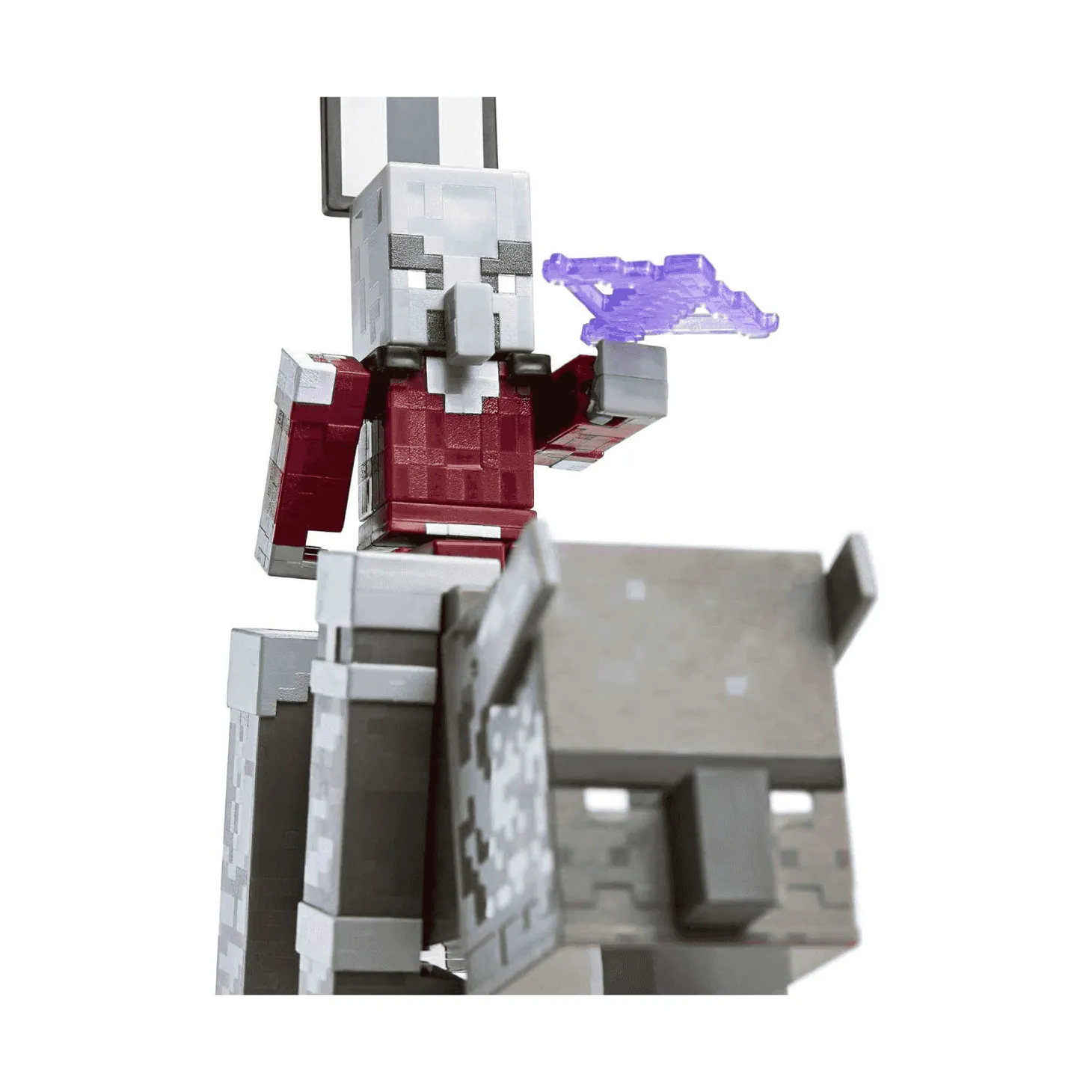 Minecraft Pack 2 Figuras Dungeons Ravager & Raid Captain