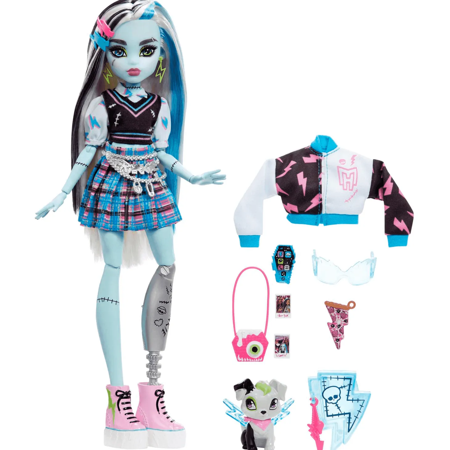 Monster High Frankie Stein Muñeca con accesorios 4 años