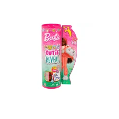 Muñeca Barbie Cutie Reveal Disfraces Panda Rojo - Gatito