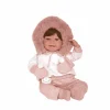 Muñeca con peso Elegance Zoe rosa con manoplas