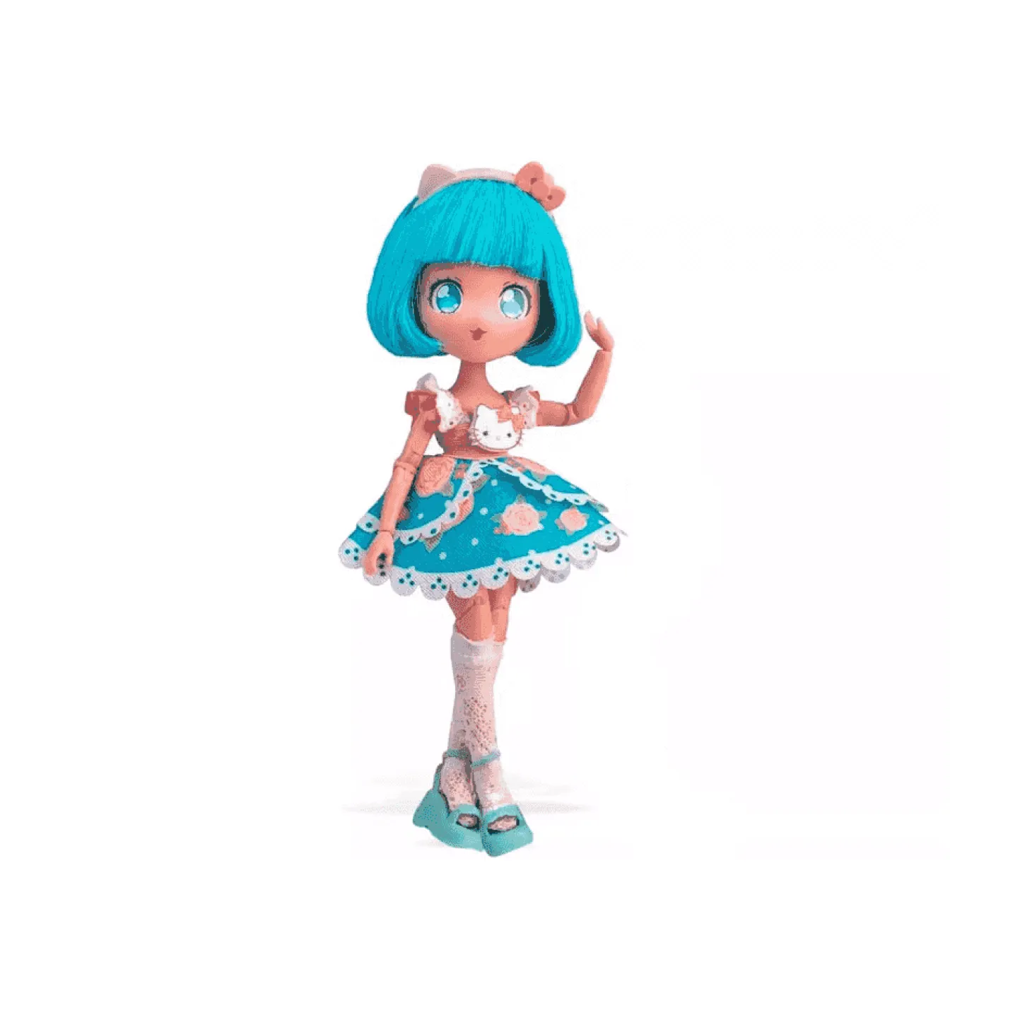 Muñeca Hello Kitty Manga Candy Unicorn – Estilo Kawaii Fantasía