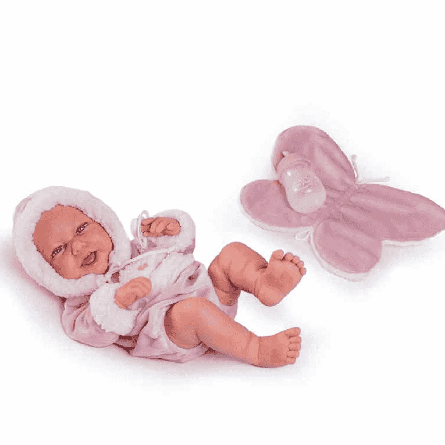 Muñecas Antonio Juan Recién Nacida Carla con Toallita 42 cm