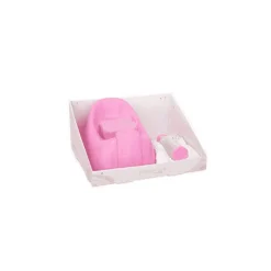 Muñecas Arias Set Orinal Rosa, Pañal, Biberón y Esponja