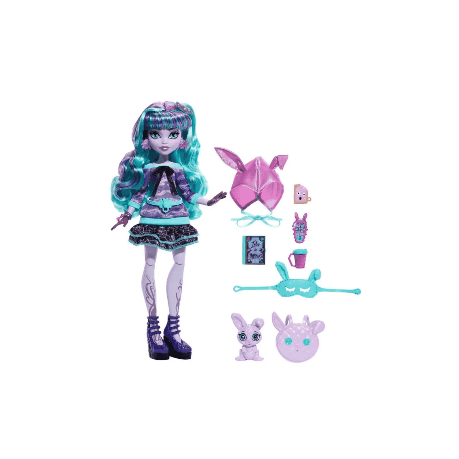 Muñeca Twyla Fiesta Pijama Monster High 25Cm