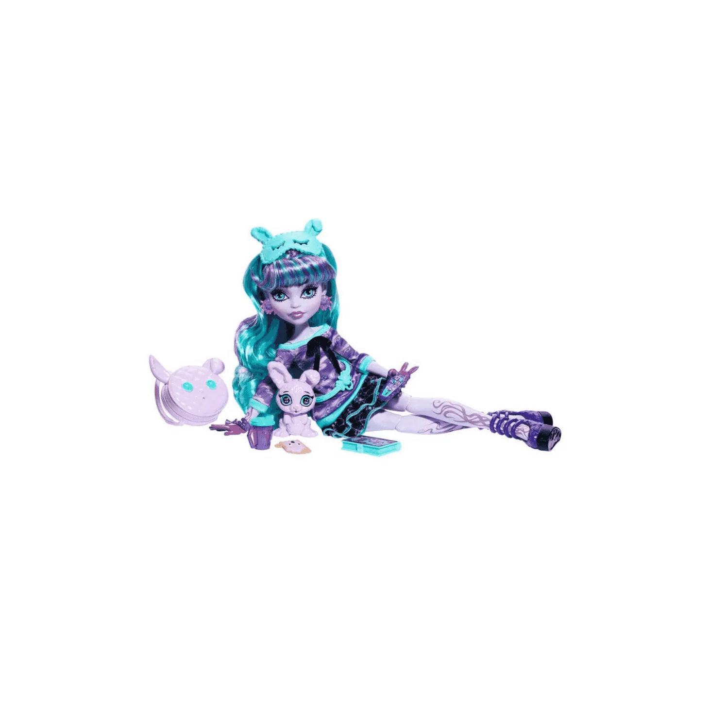 Muñeca Twyla Fiesta Pijama Monster High 25Cm