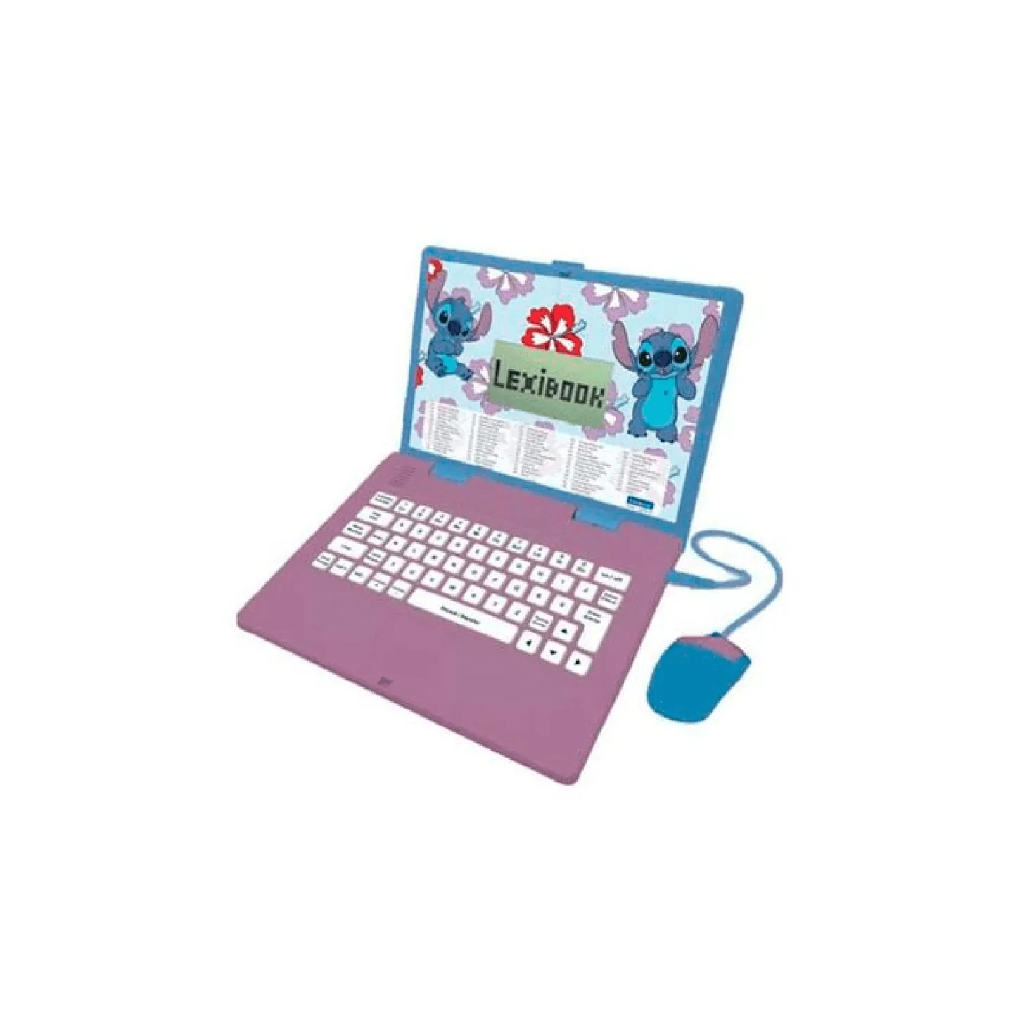 Ordenador Portátil Educativo Bilingüe de Stitch con 124 Actividades