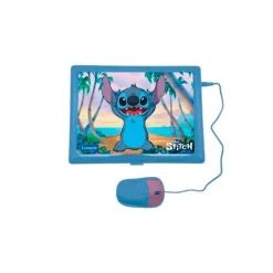 Ordenador Portátil Educativo Bilingüe de Stitch con 124 Actividades