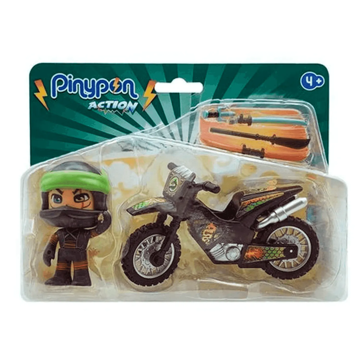 Pinypon Action Ninja con Moto