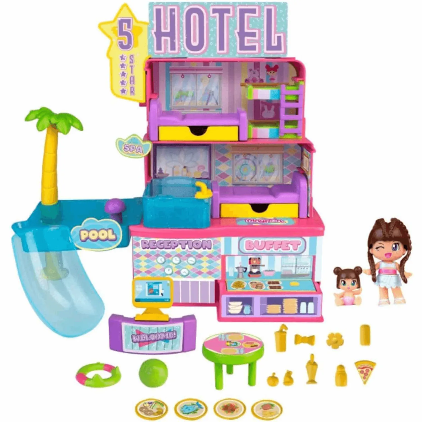 Pinypon Hotel 5 Estrellas - El hotel de lujo para figuras Pinypon