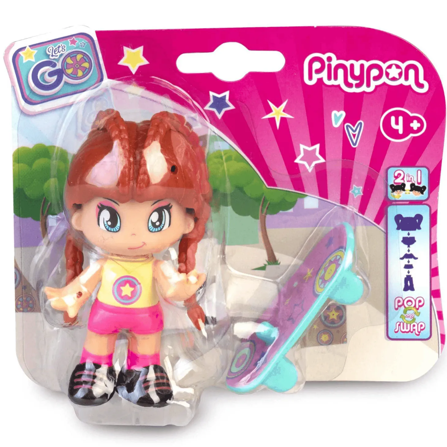Pinypon Let´S Go! Monopatin Y Patines Si