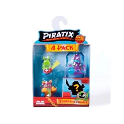 Piratix Shark Treasure 4 Pack: ¡Una Aventura Submarina con los Piratas Más Intrépidos!