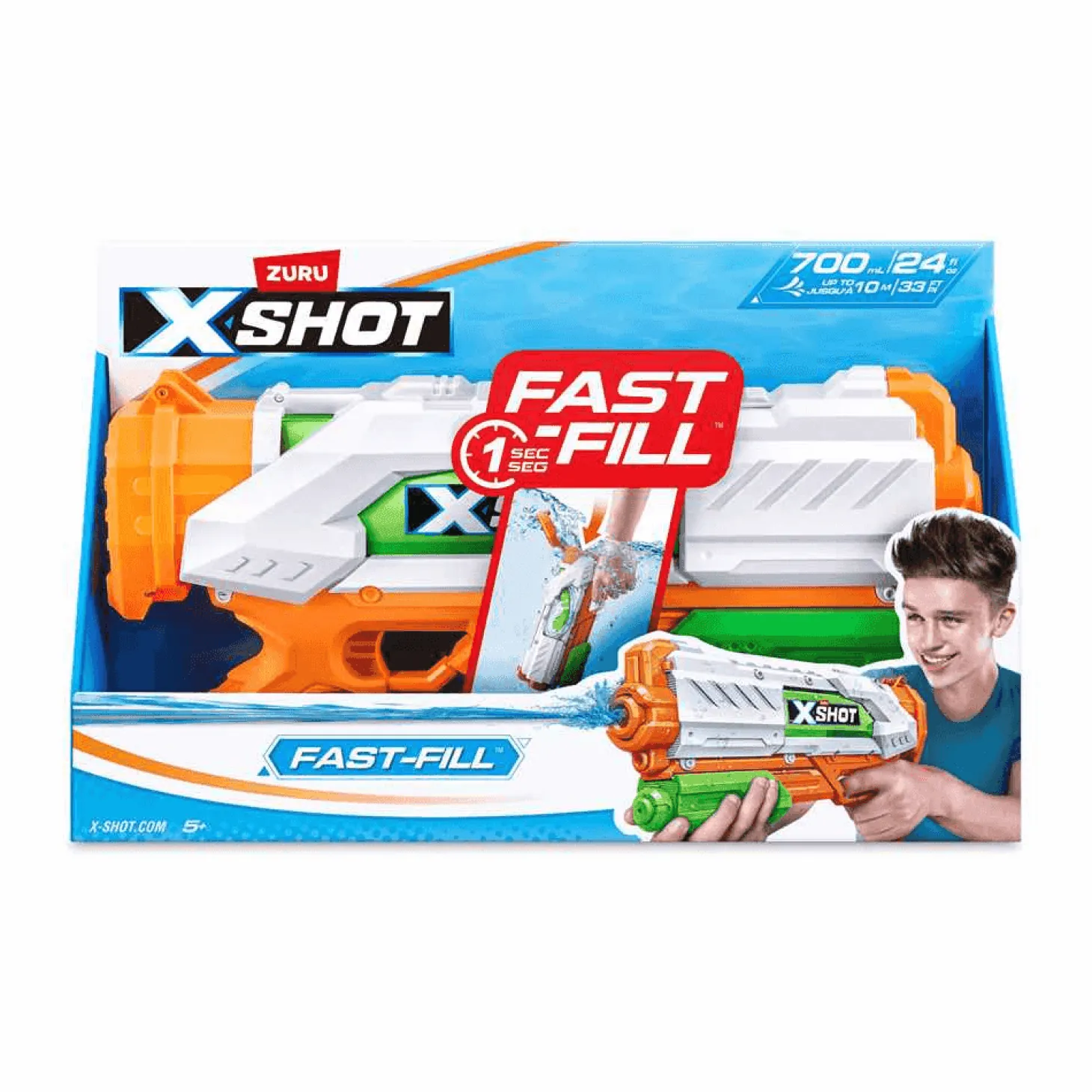 Pistola de Agua X-Shot Fast-Fill de 700 ml