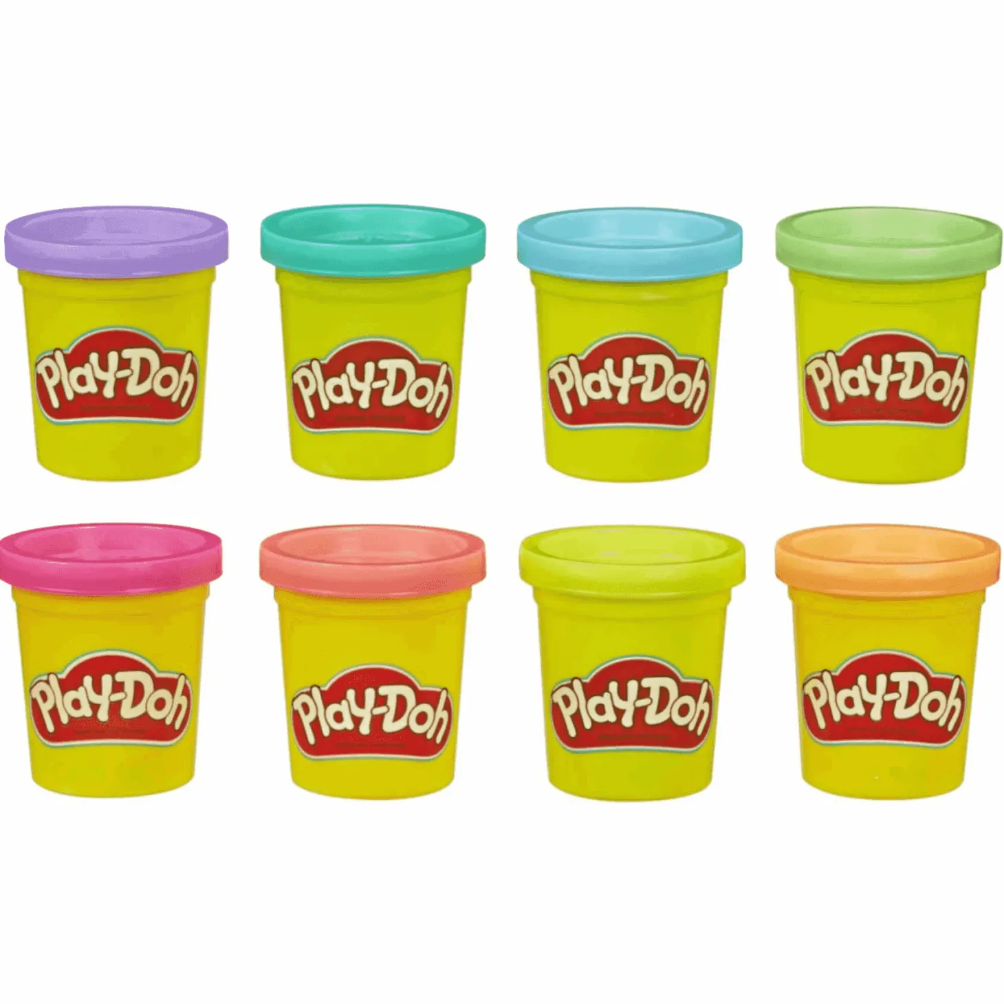 Play Doh Pack de 8 Botes de Plastilina Diferentes Modelos