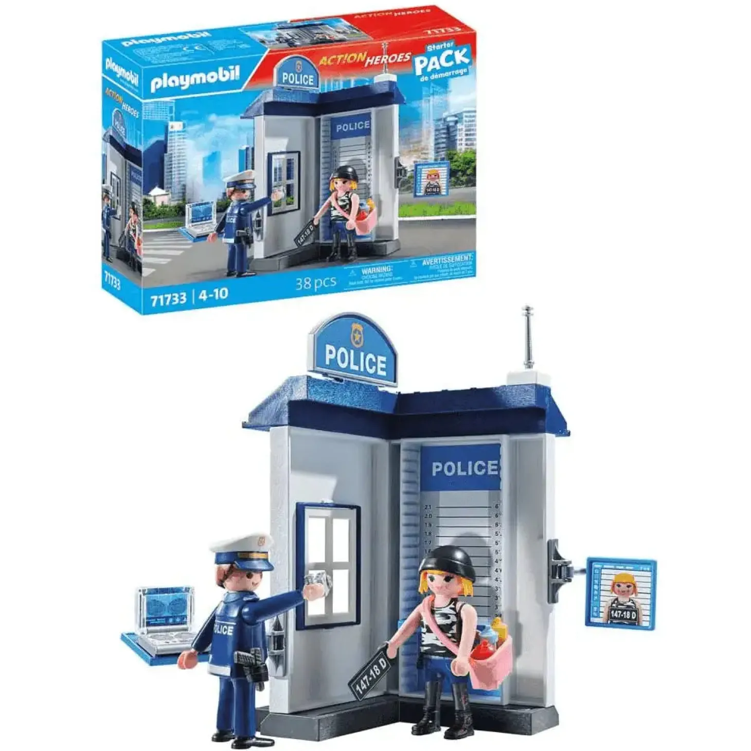 Playmobil Action Heroes Starter pack sala de policía