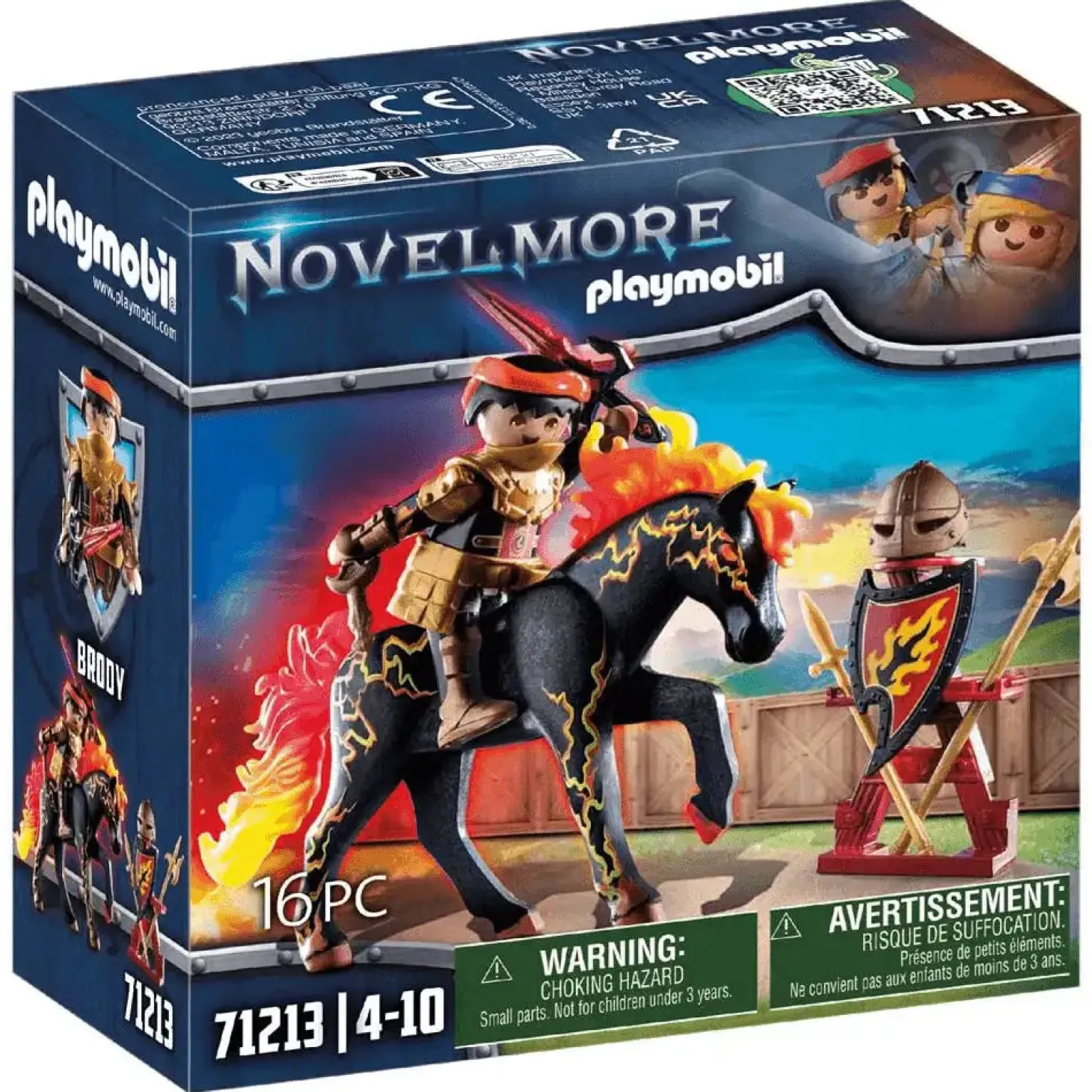 Playmobil Novelmore Bandidos de Burnham - caballero de fuego
