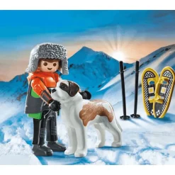Playmobil Senderista con san Bernardo