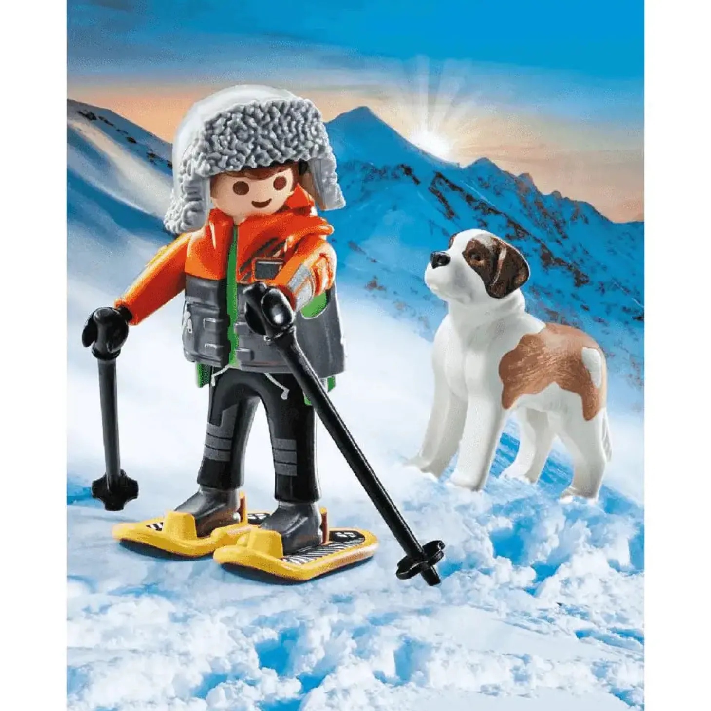 Playmobil Senderista con san Bernardo