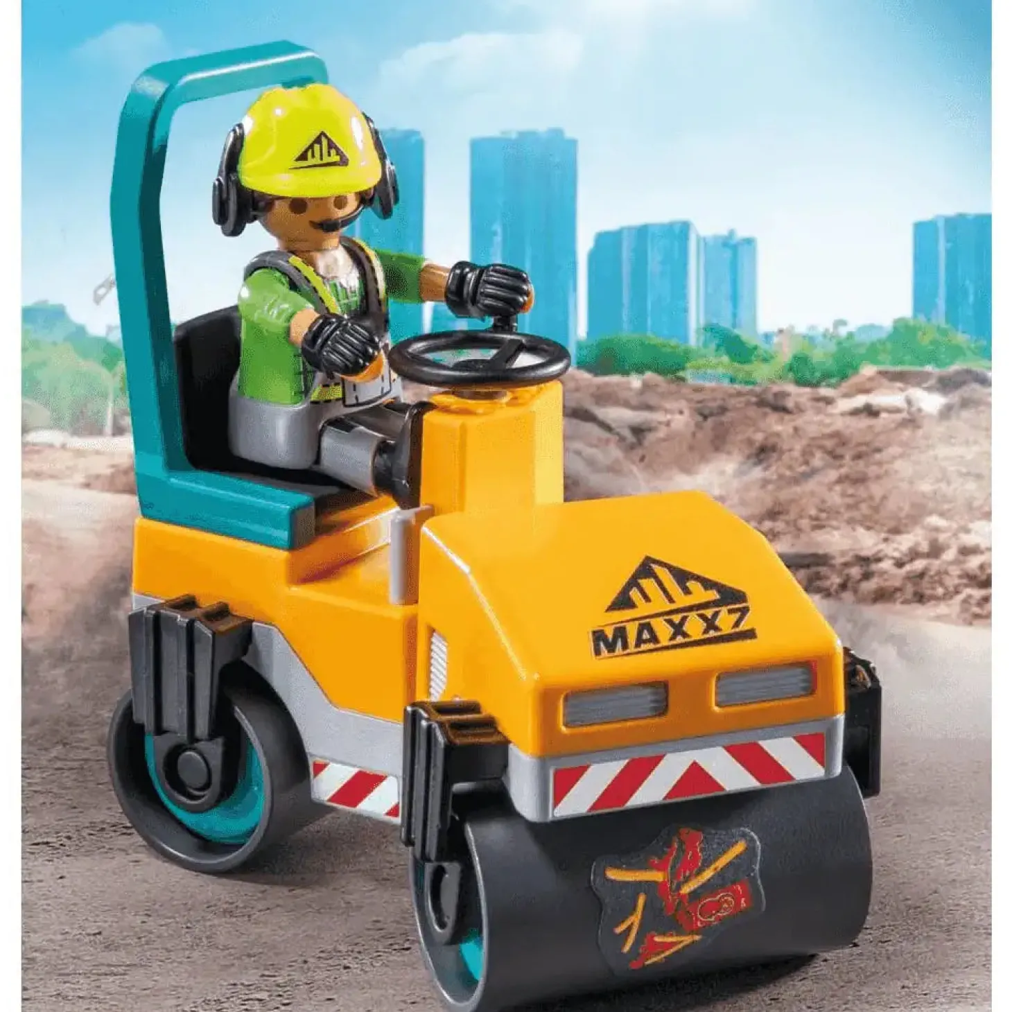 Playmobil Action Heroes Construcción de carreteras