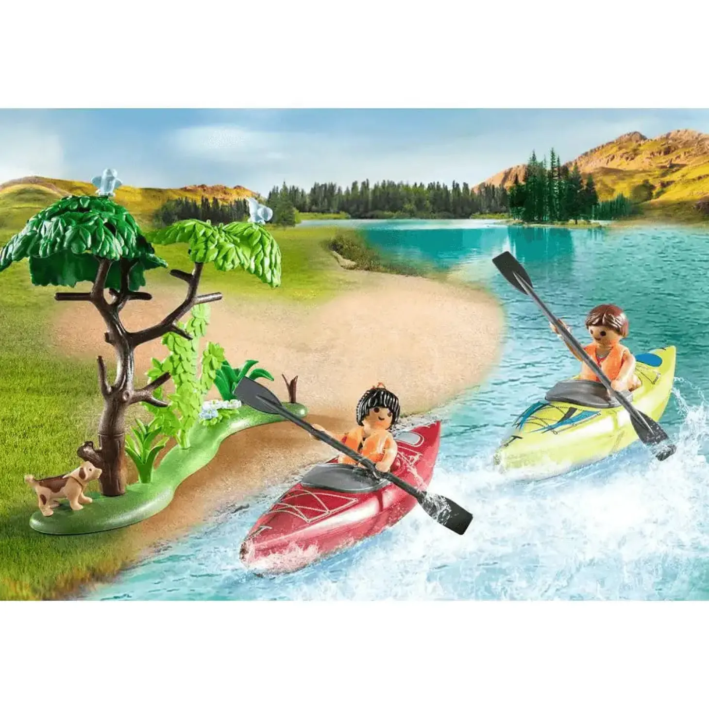 Playmobil Camping con hoguera
