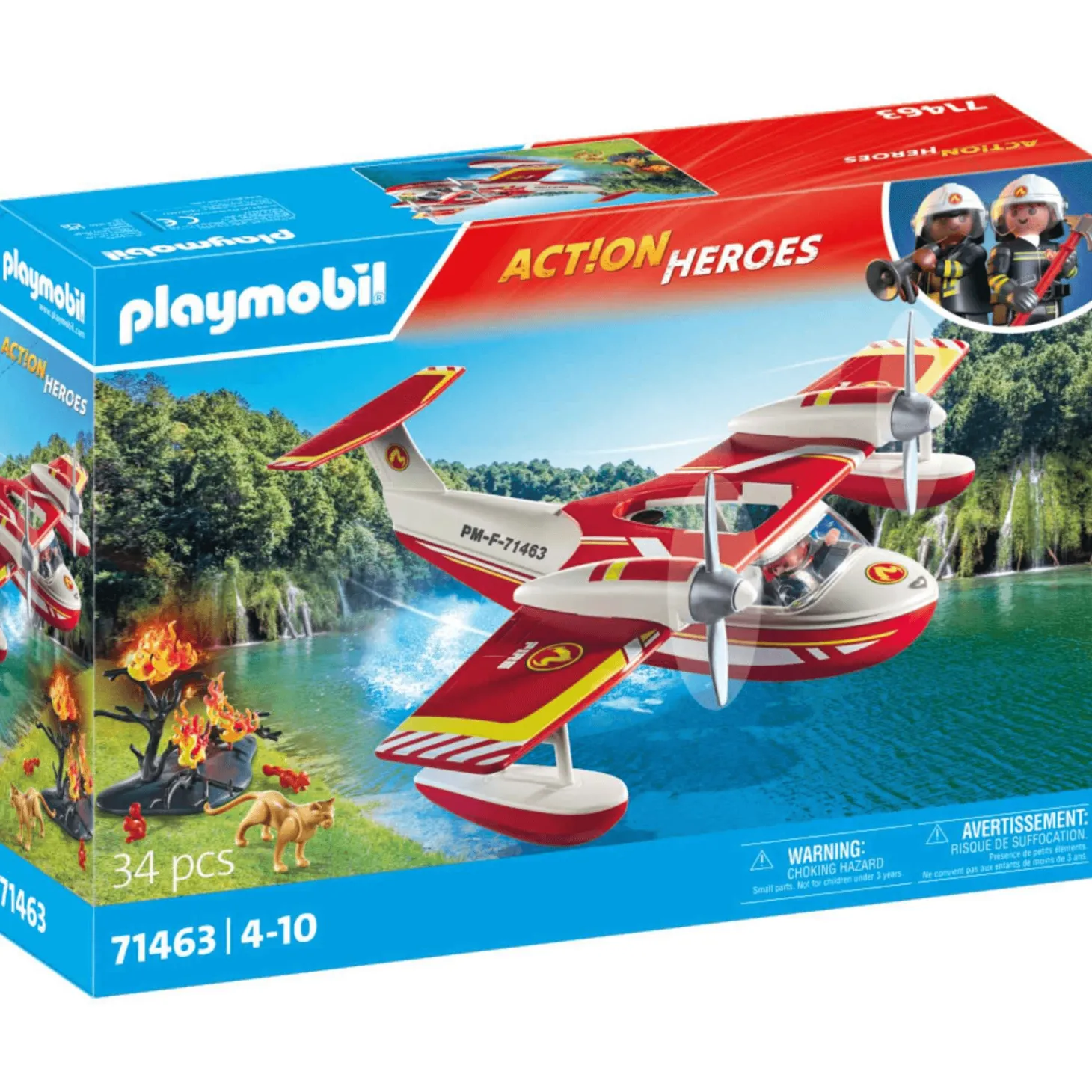 Playmobil Hidroavión de Bomberos