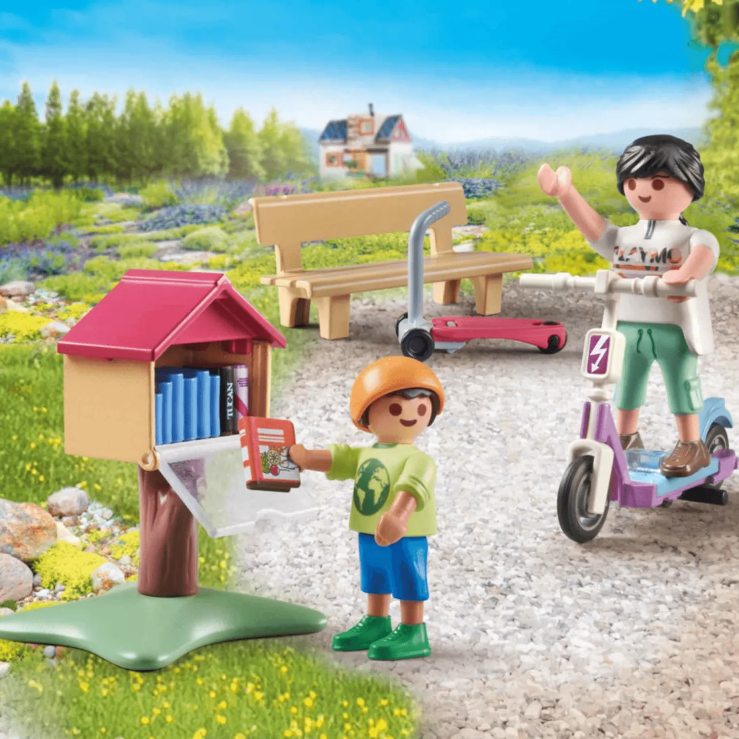 Playmobil Intercambio de Libros