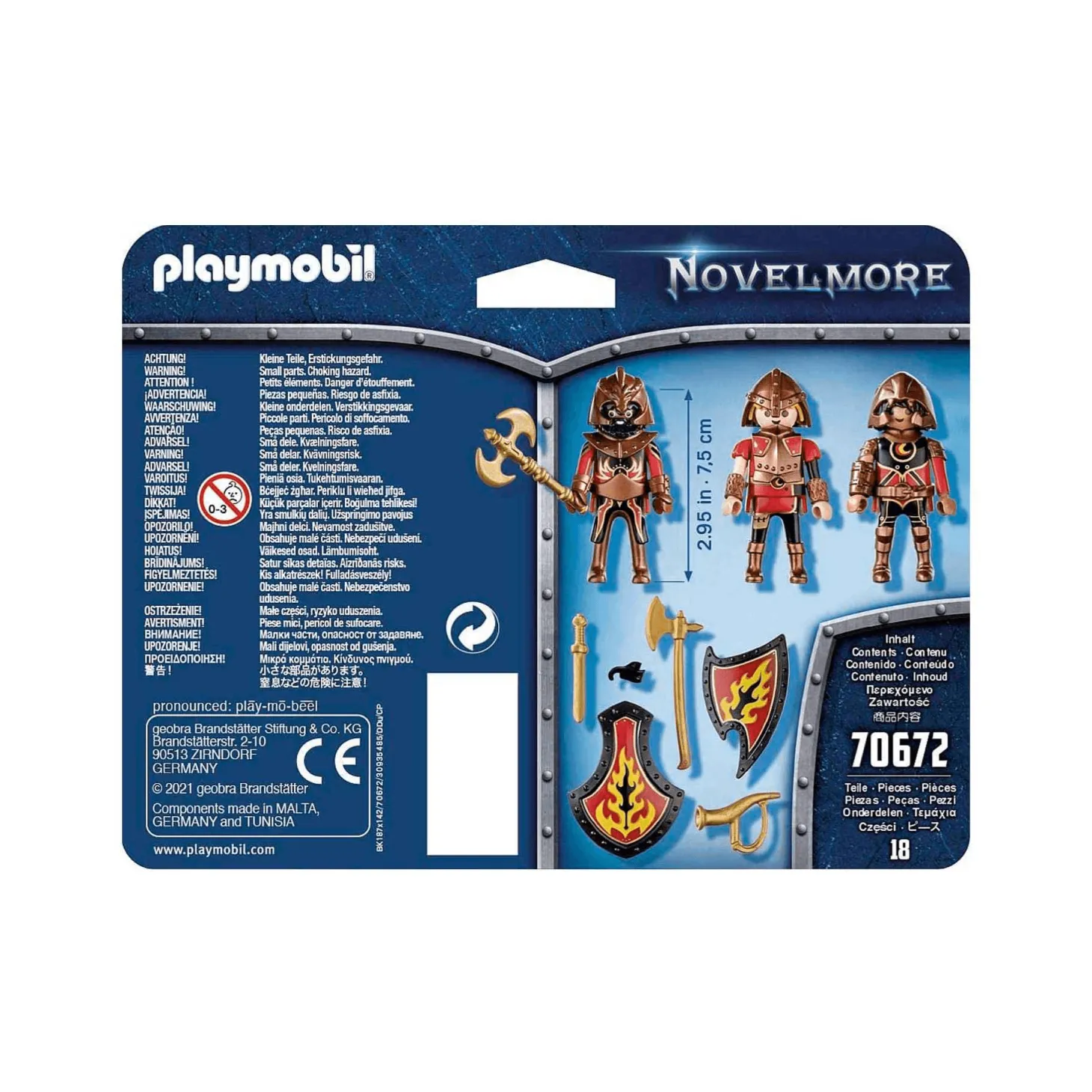 Playmobil Novelmore Set de 3 Bandidos de Burnham 70644
