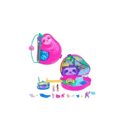 Polly Pocket Cofre Familia De Perezosos Mattel