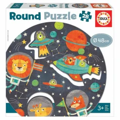 Puzzle 28 piezas El Espacio Redondo