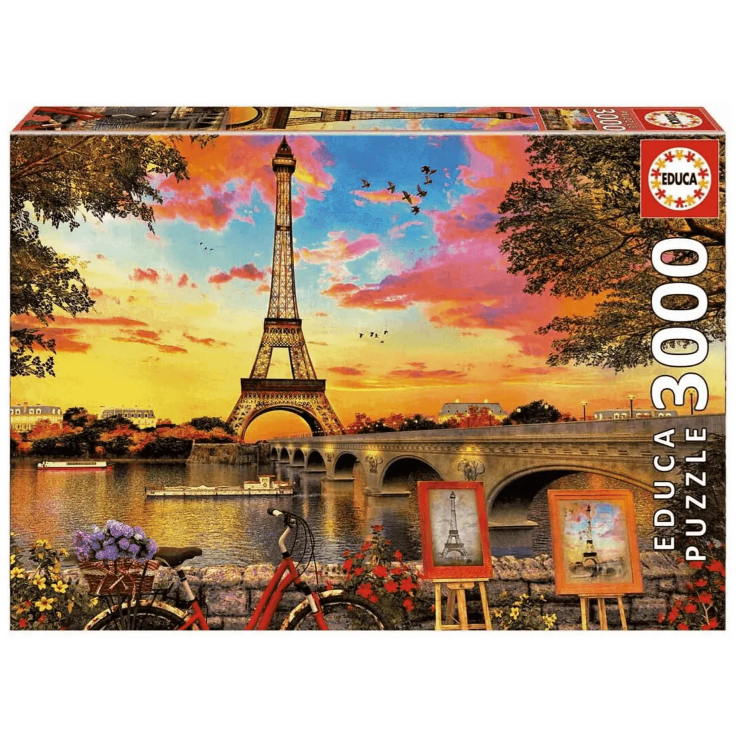 Puzzle Puesta De Sol En París 3000 Piezas
