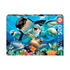 Puzzle Selfie Bajo El Agua 500 piezas