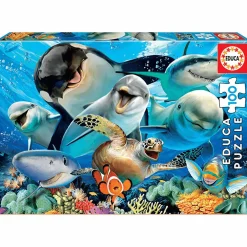 Puzzle Selfie Bajo El Agua 100 Piezas