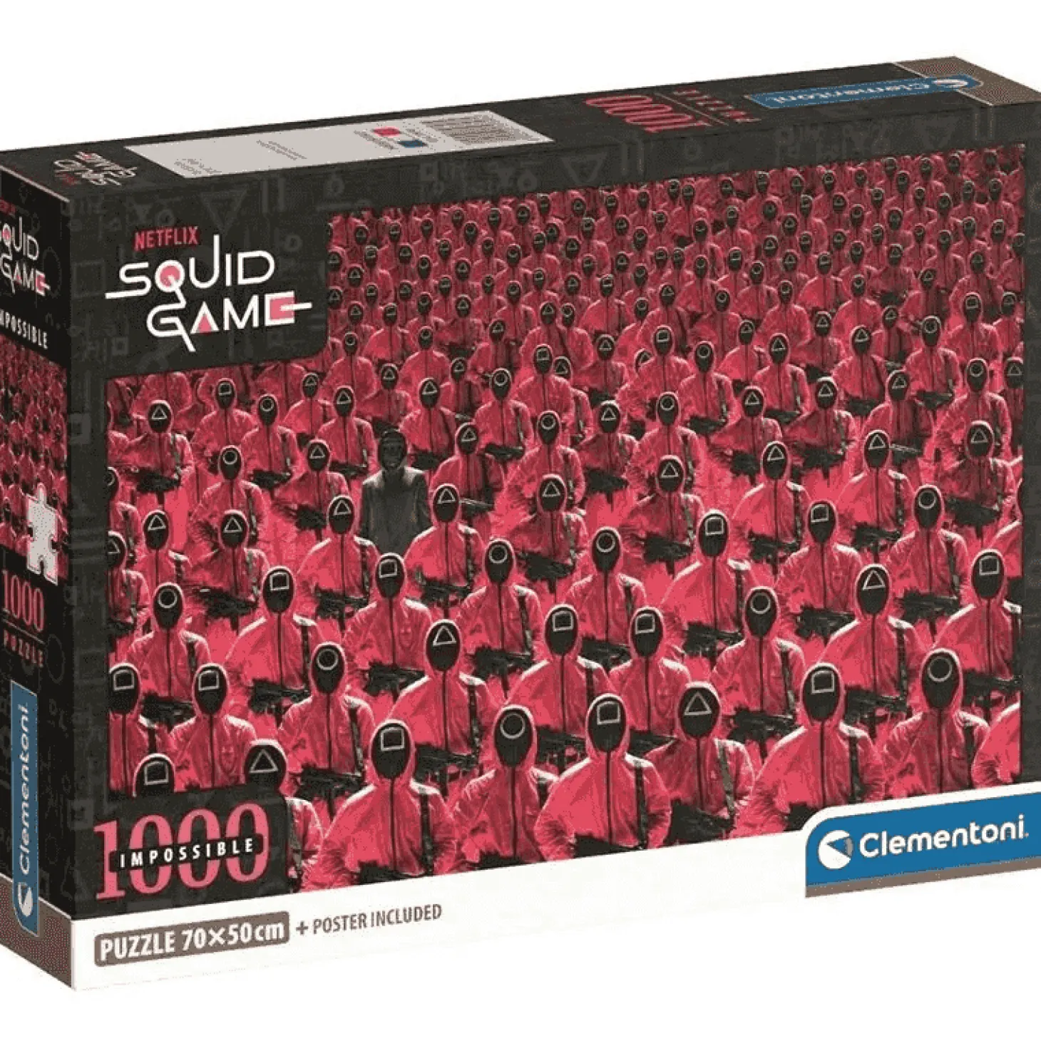 Puzzle Impossible El Juego del Calamar Clementoni 1000 Piezas | Reto Visual para Fans | Desde 14 Año
