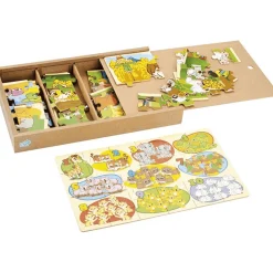 4 Puzzles De Madera En 1 | Juguetes de Madera